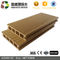 Brown pavimento di legno naturale Grey Hollow Composite Decking di Decking di Wpc del grano di 25mm x di 100