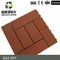 Anti Decking di pressione WPC DIY pannelli composti di plastica di legno dell'HDPE di 90MM X di 90