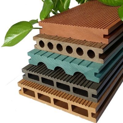 3D Decking composito di legno di Eco di forte adattabilità di temperatura di Decking della cavità del modello WPC