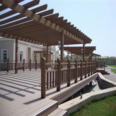 materiale composito della pergola di legno del patio di 2.9M OakAnti Corrosion WPC per la pergola