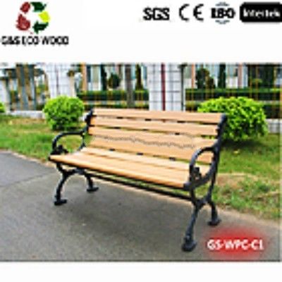 Composto di plastica del parco WPC della sedia dei polimeri WPC del giardino di legno all'aperto di plastica solido del banco