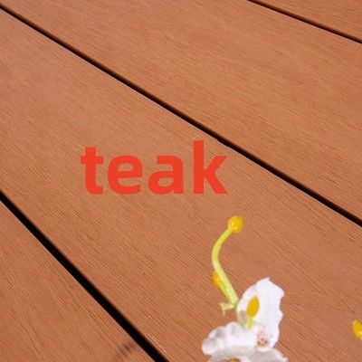 Composti di legno di plastica Wpc all'aperto della piattaforma impermeabile di 100% che pavimenta non biodegradabile